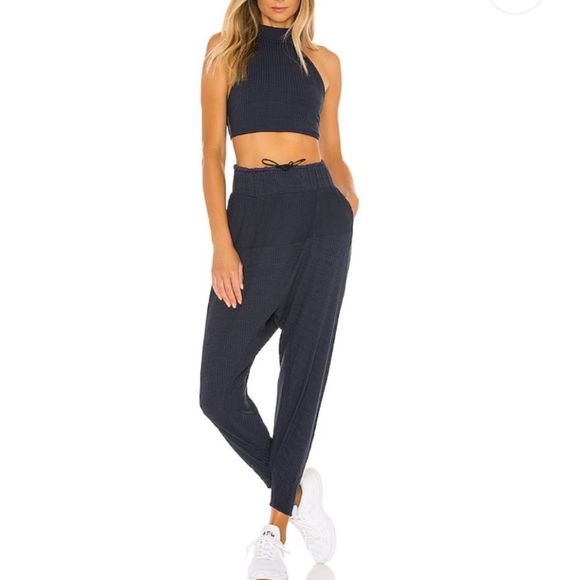 NWT Free People Can't Handle This Crop - Dark Navy - Picture 8 of 10